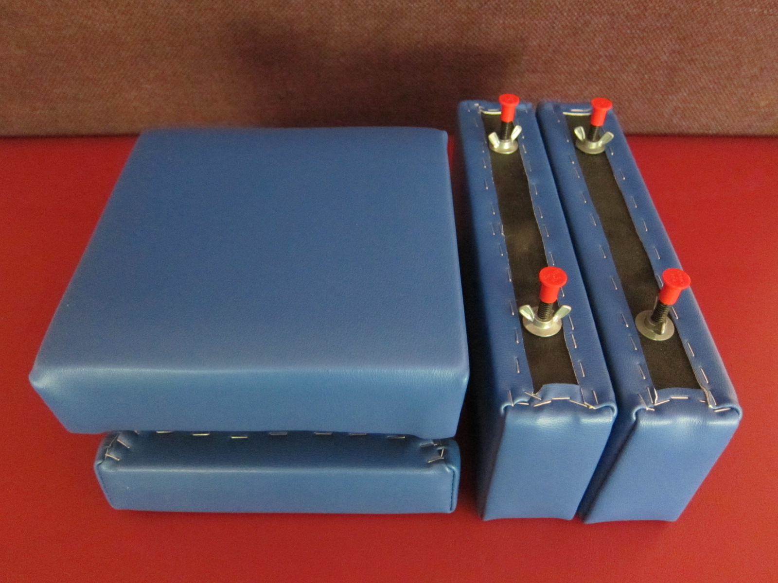 Armwrestling Pads Arm wrestling Elbow & Pin pads for your table Red